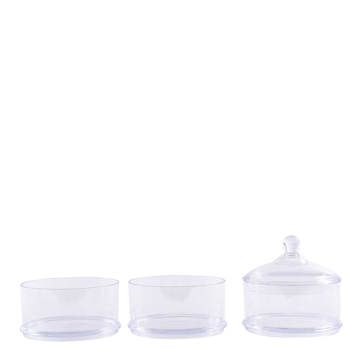 Plastic 3 Tier Candy Jar with Lid