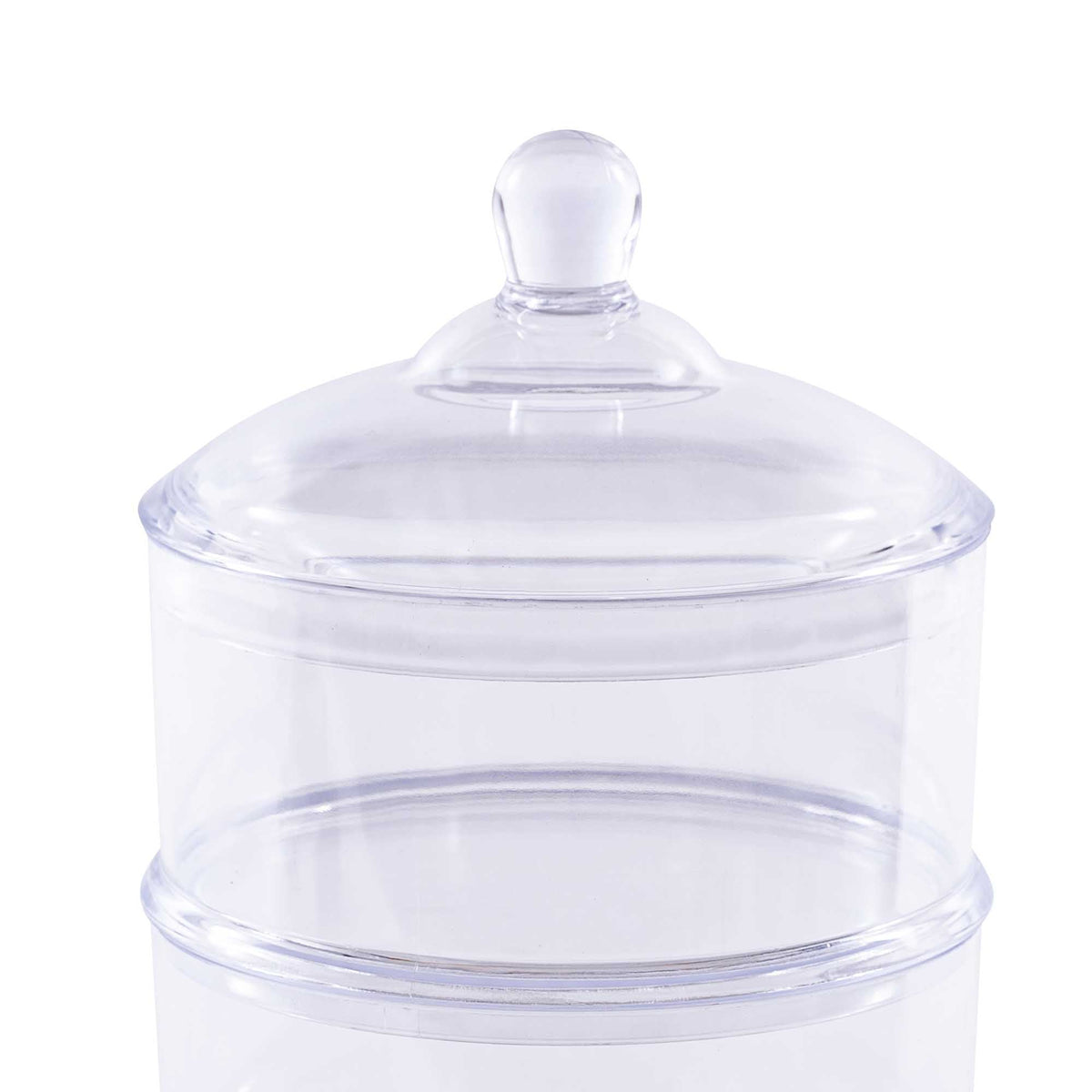 Plastic 3 Tier Candy Jar with Lid