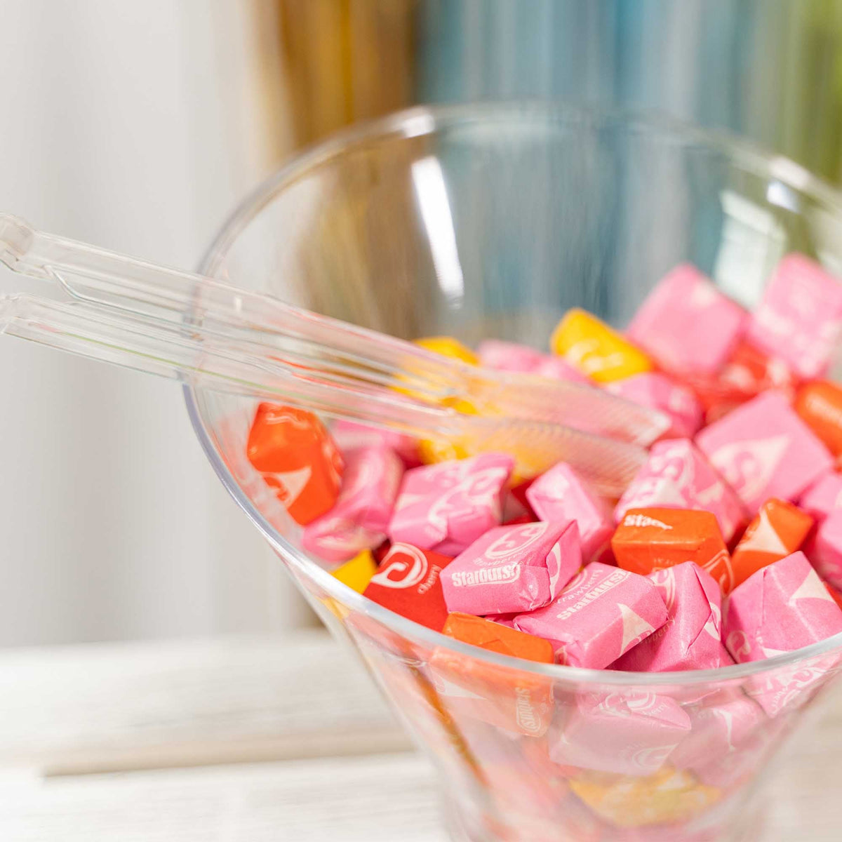 Angled Plastic Serving Bowl