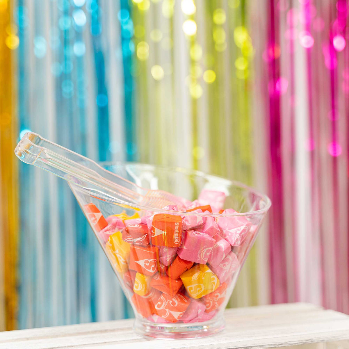 Angled Plastic Serving Bowl