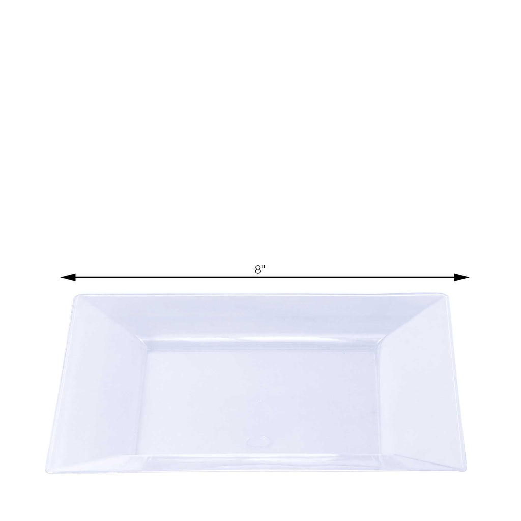 Disposable Square Dessert Plate