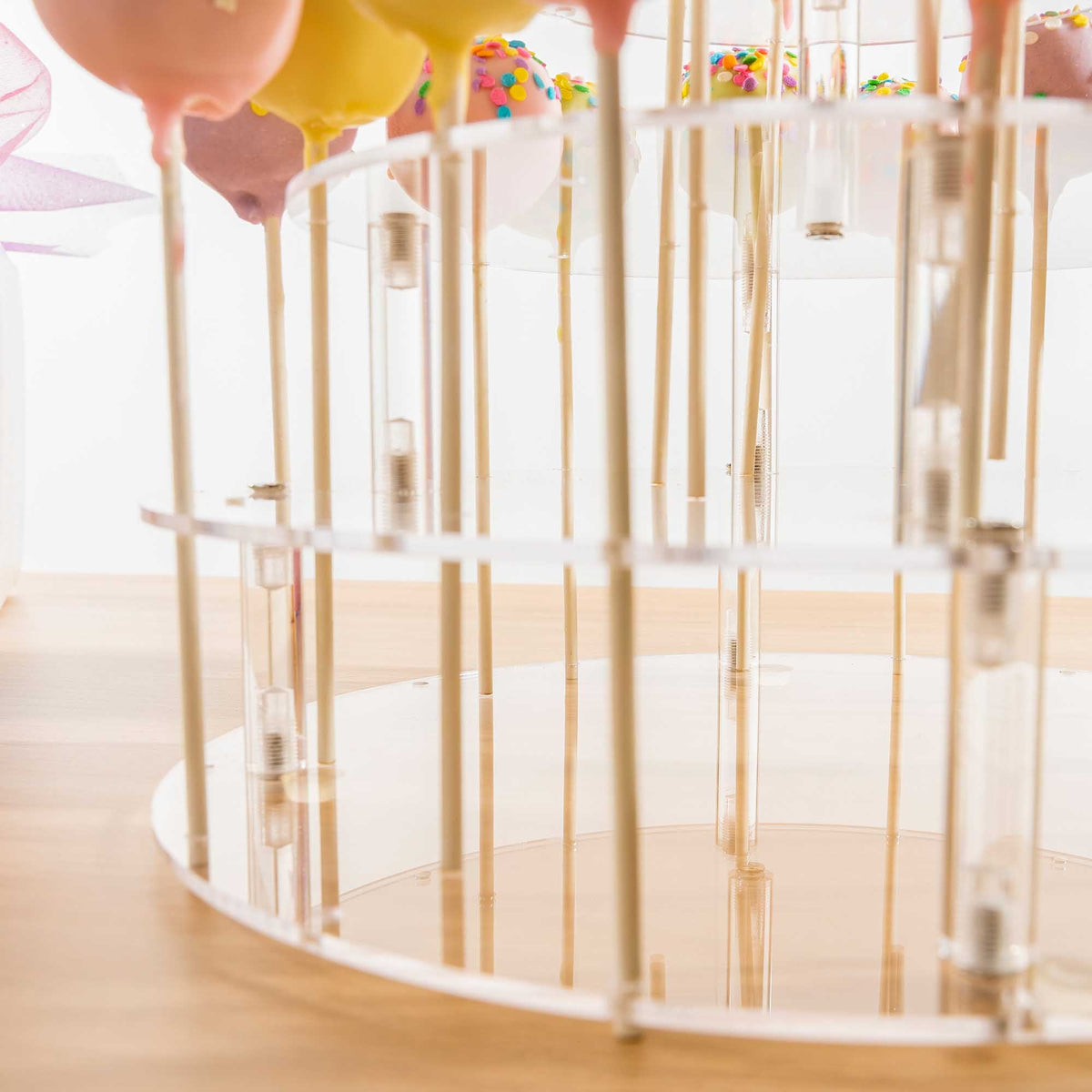 Round Acrylic Cake Pop Stand
