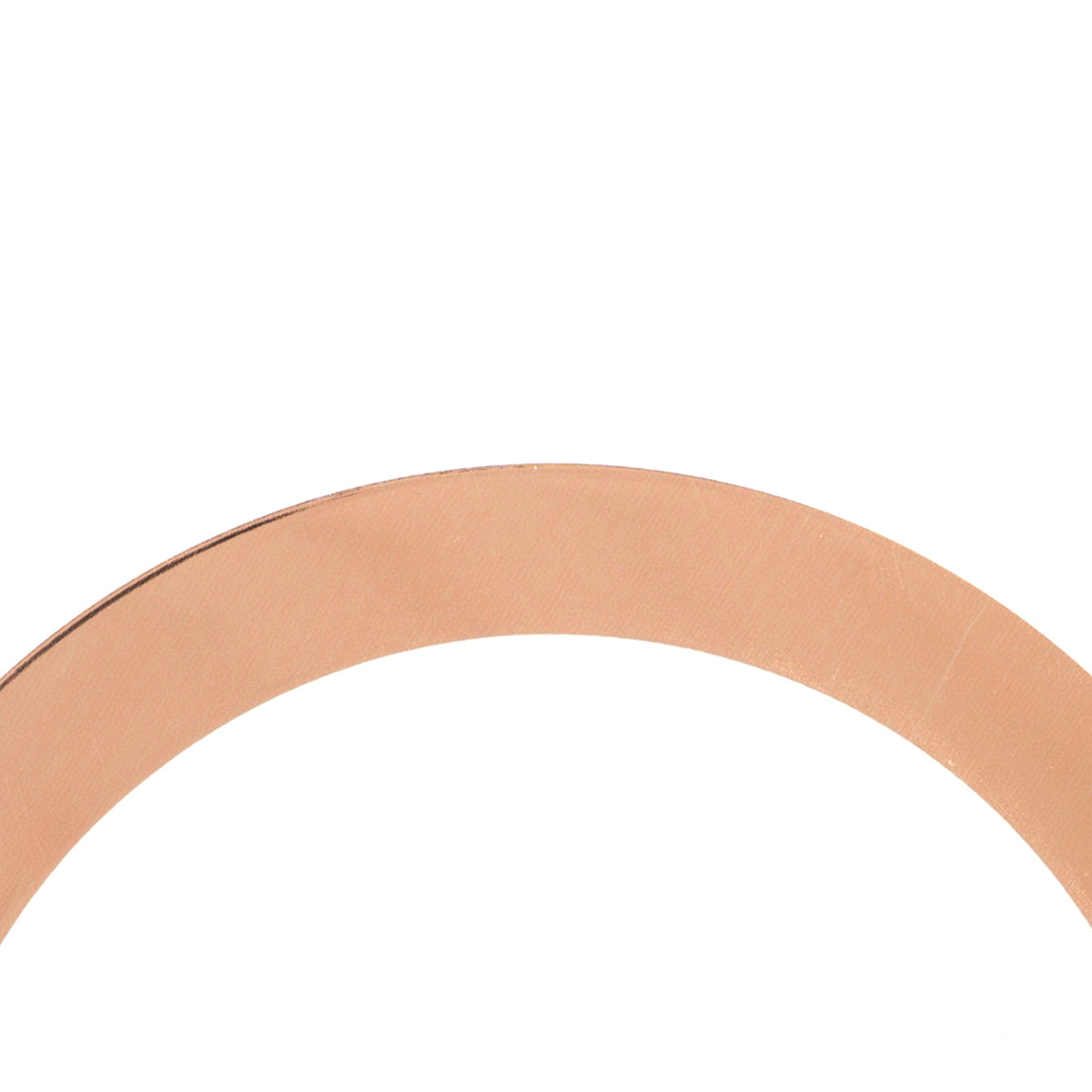 10.5" Disposable Deluxe Plastic Plate with Metallic Rim - Rose Gold