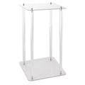 Modern Acrylic Floral Riser 16"