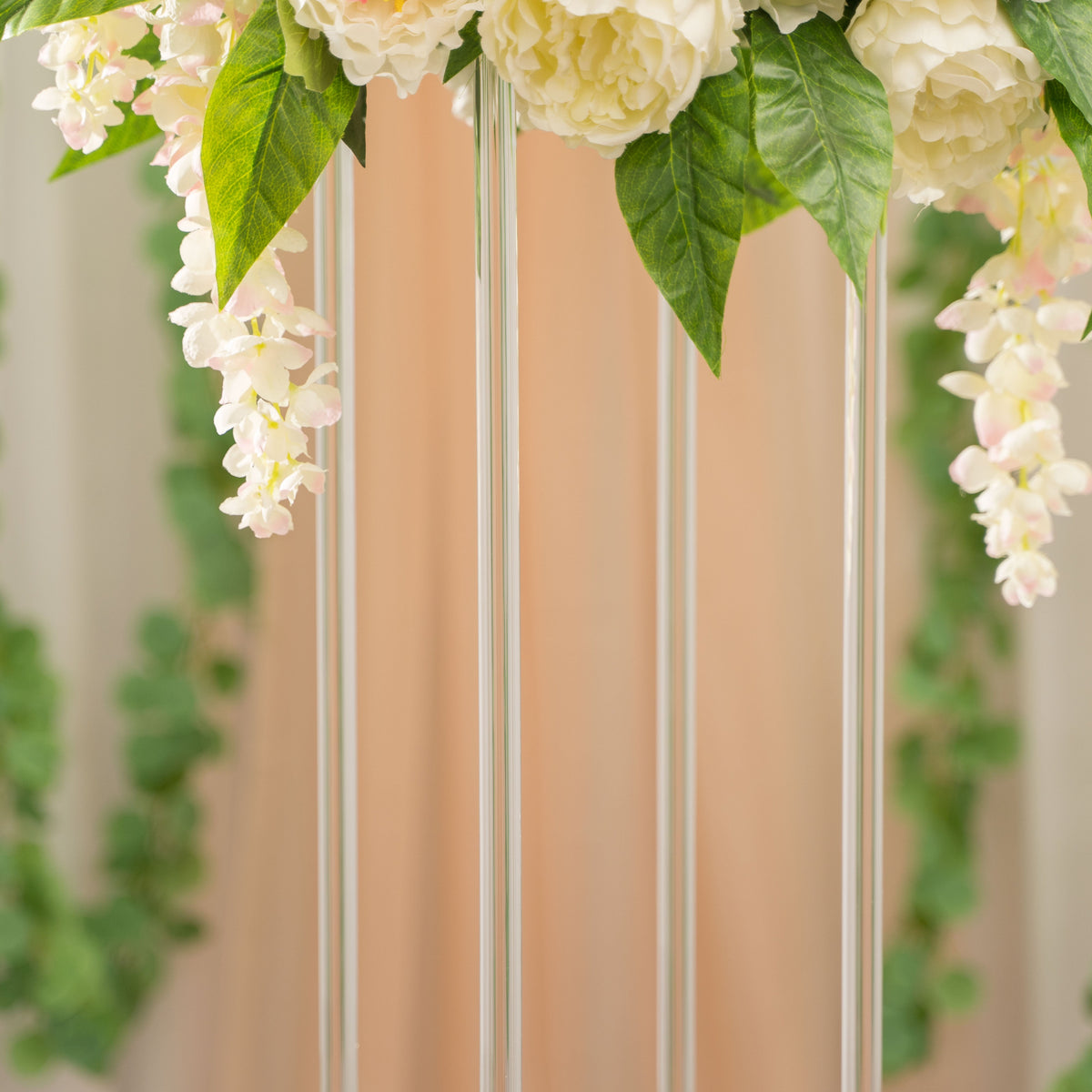 Modern Acrylic Floral Riser 48"