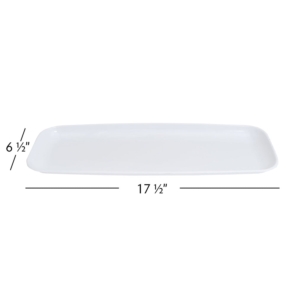 Premium Plastic Mini Appetizer & Dessert with Platter - 33 Pieces
