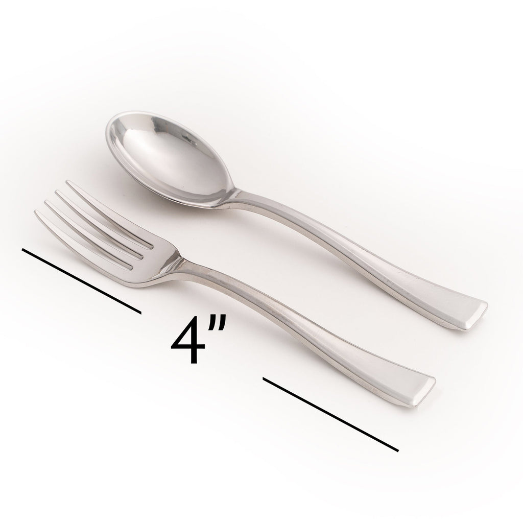 Premium Plastic Mini Appetizer & Dessert - 96 Pieces
