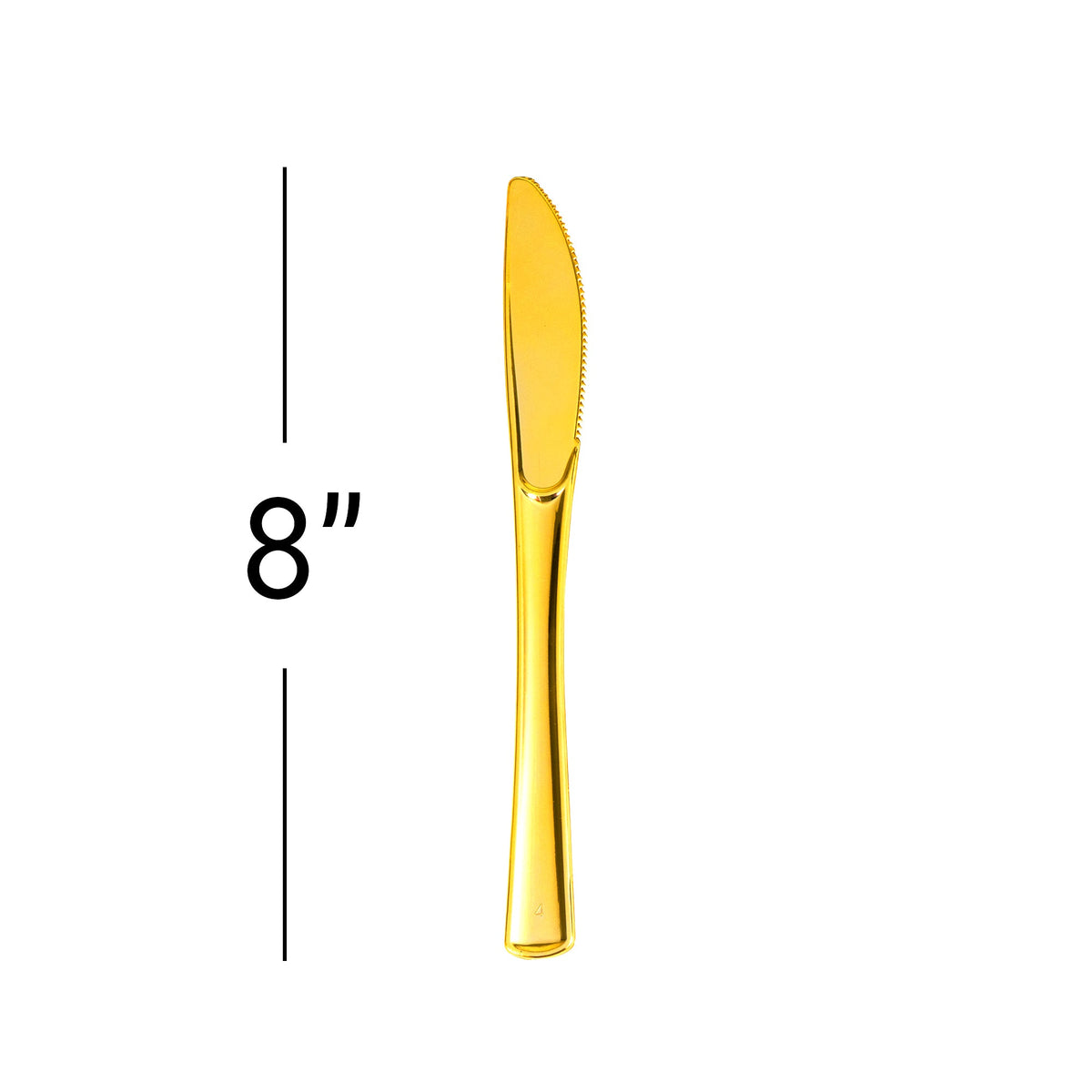 Plastic Premium Cutlery Set - 100 Pcs - Gold