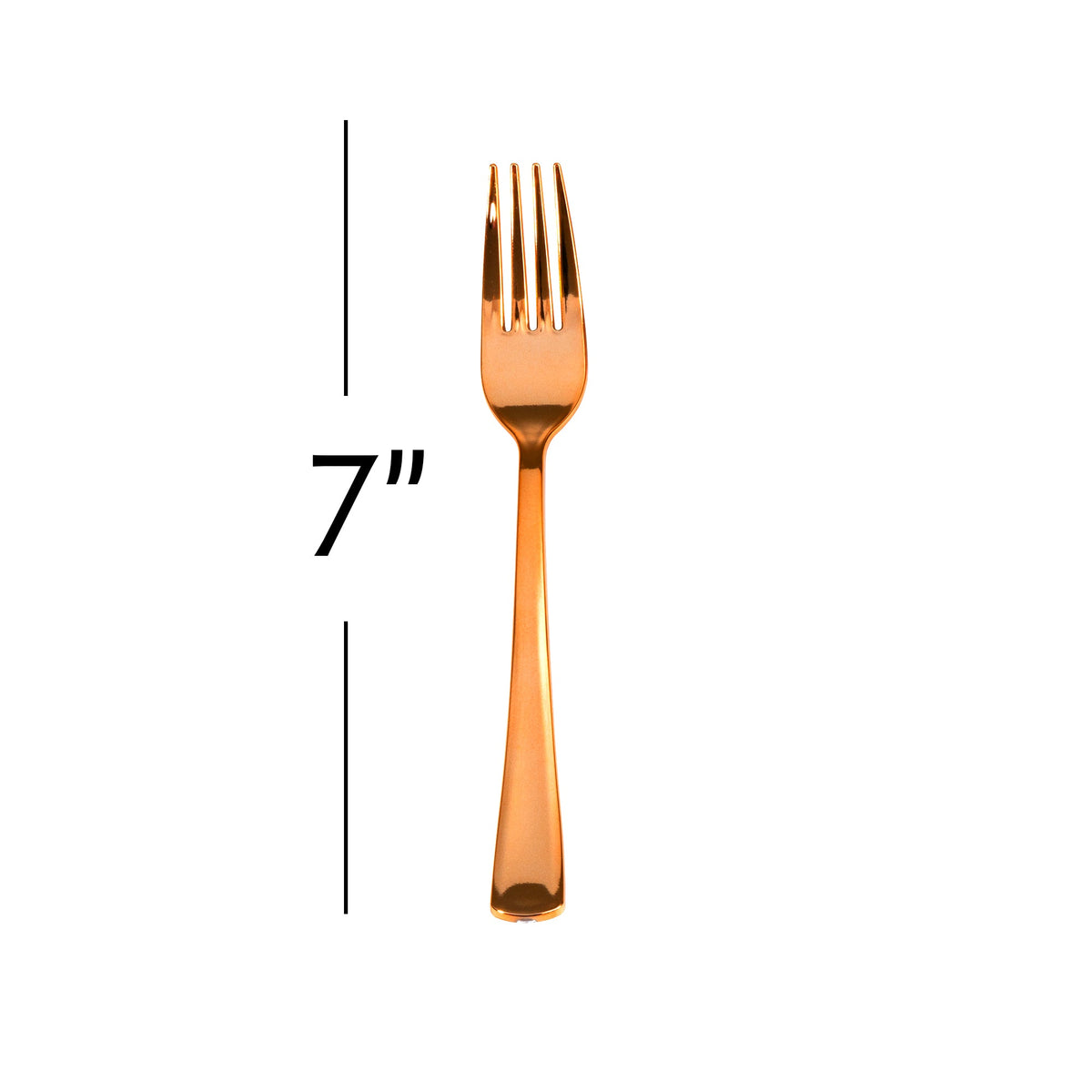 Plastic Premium Cutlery Set - 100 Pcs - Rose Gold