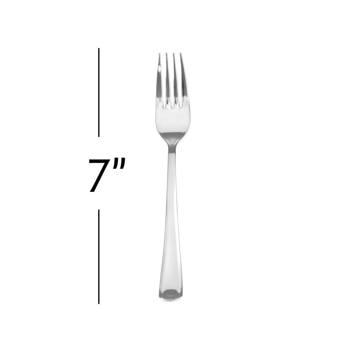 Plastic Premium Cutlery Set - 100 Pcs - Silver