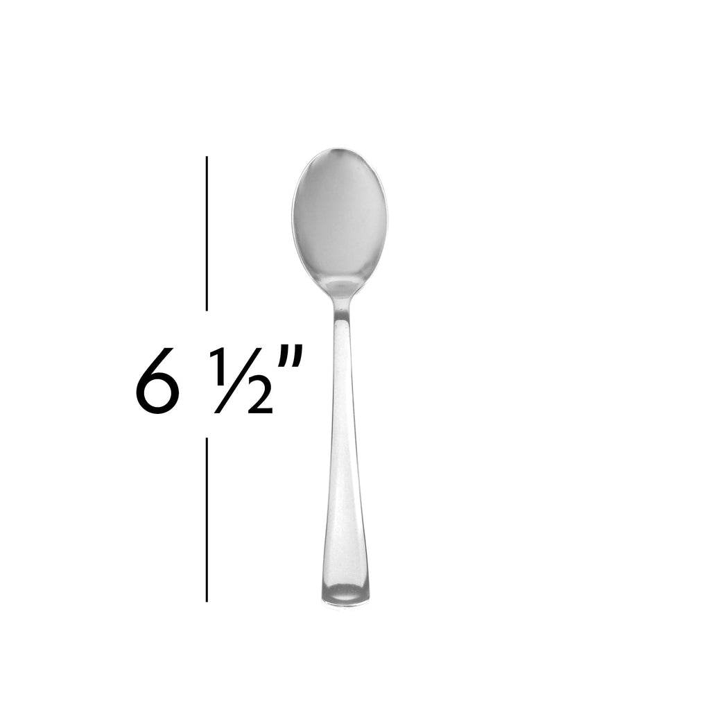 Plastic Premium Cutlery Set - 100 Pcs - Silver