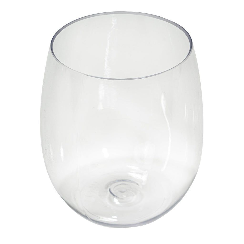 Plastic Stemless Wine Glass 12oz