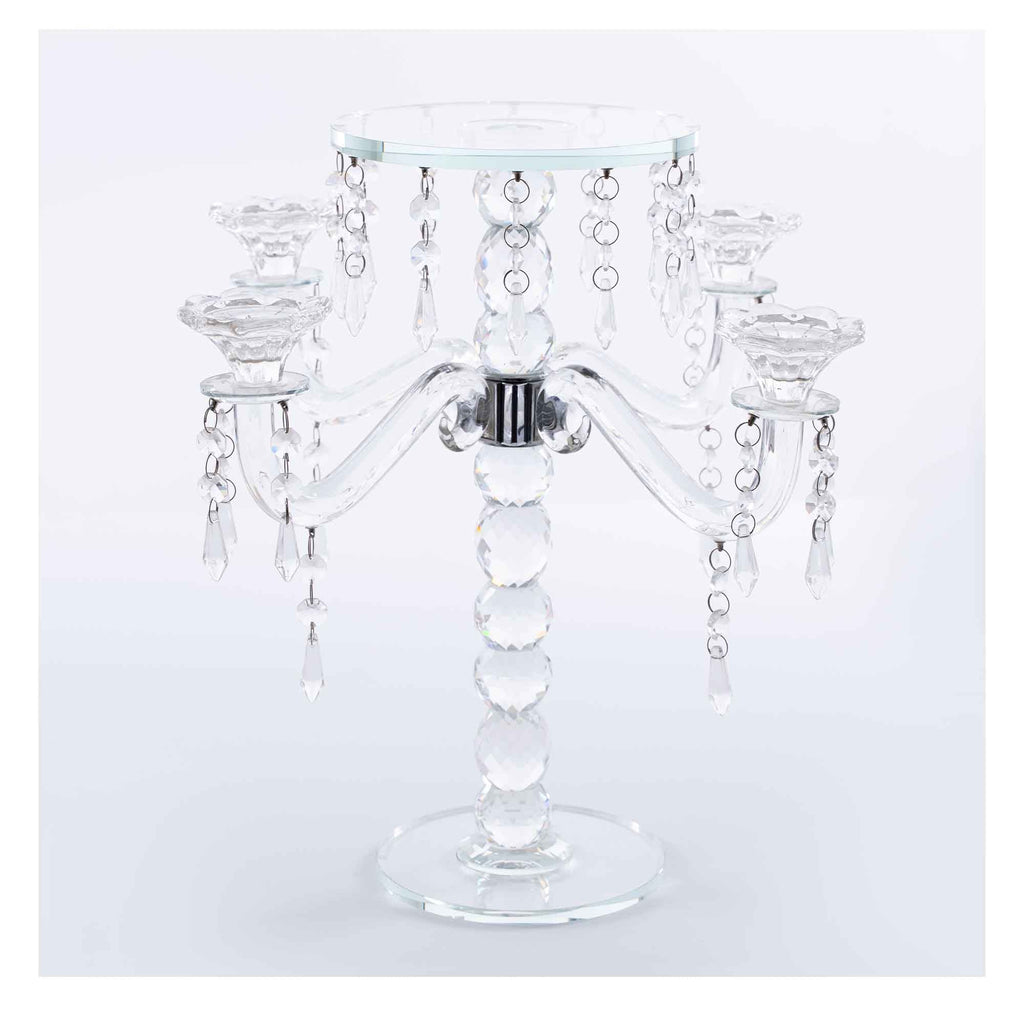 Crystal Floral Candelabra