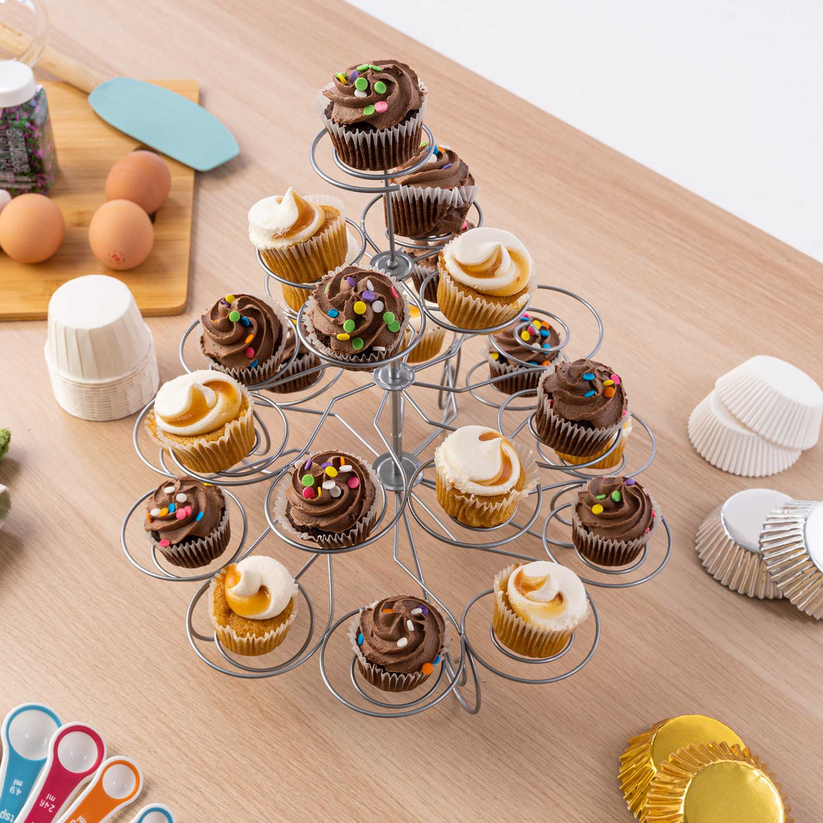 Wire Cupcake Stand - 3 Tier