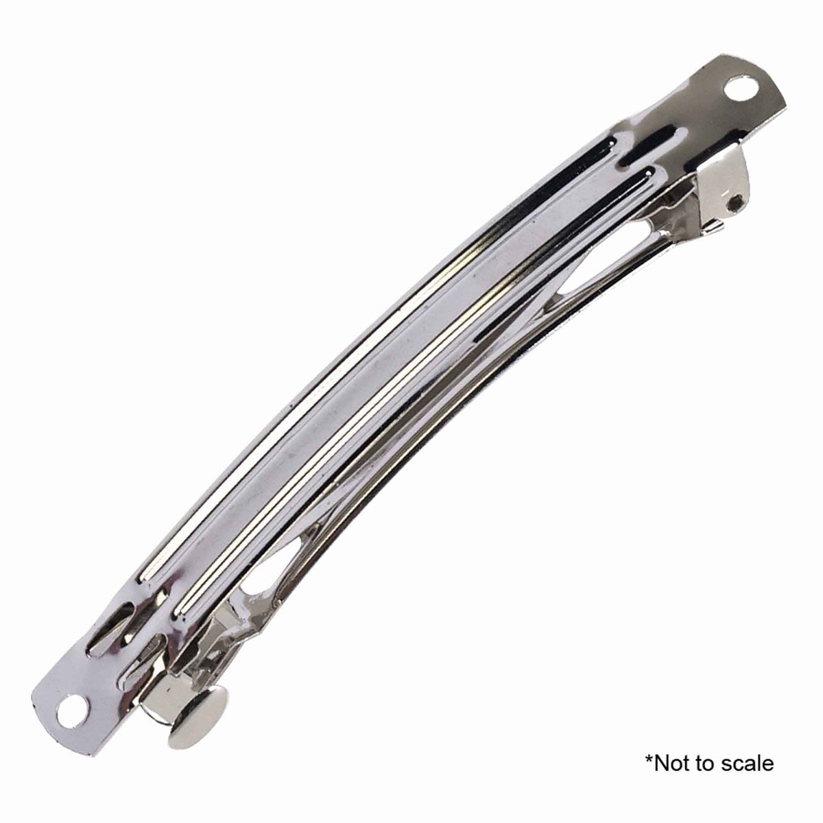 Barrette Form with Auto Clasp - 90mm