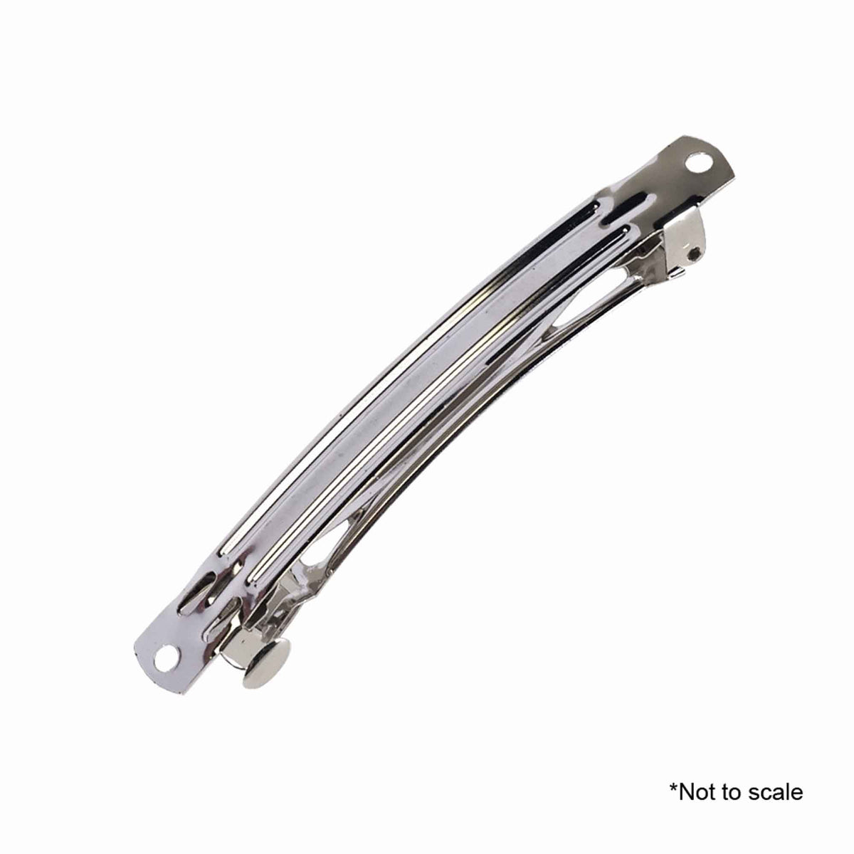 Barrette Form with Auto Clasp - 70mm