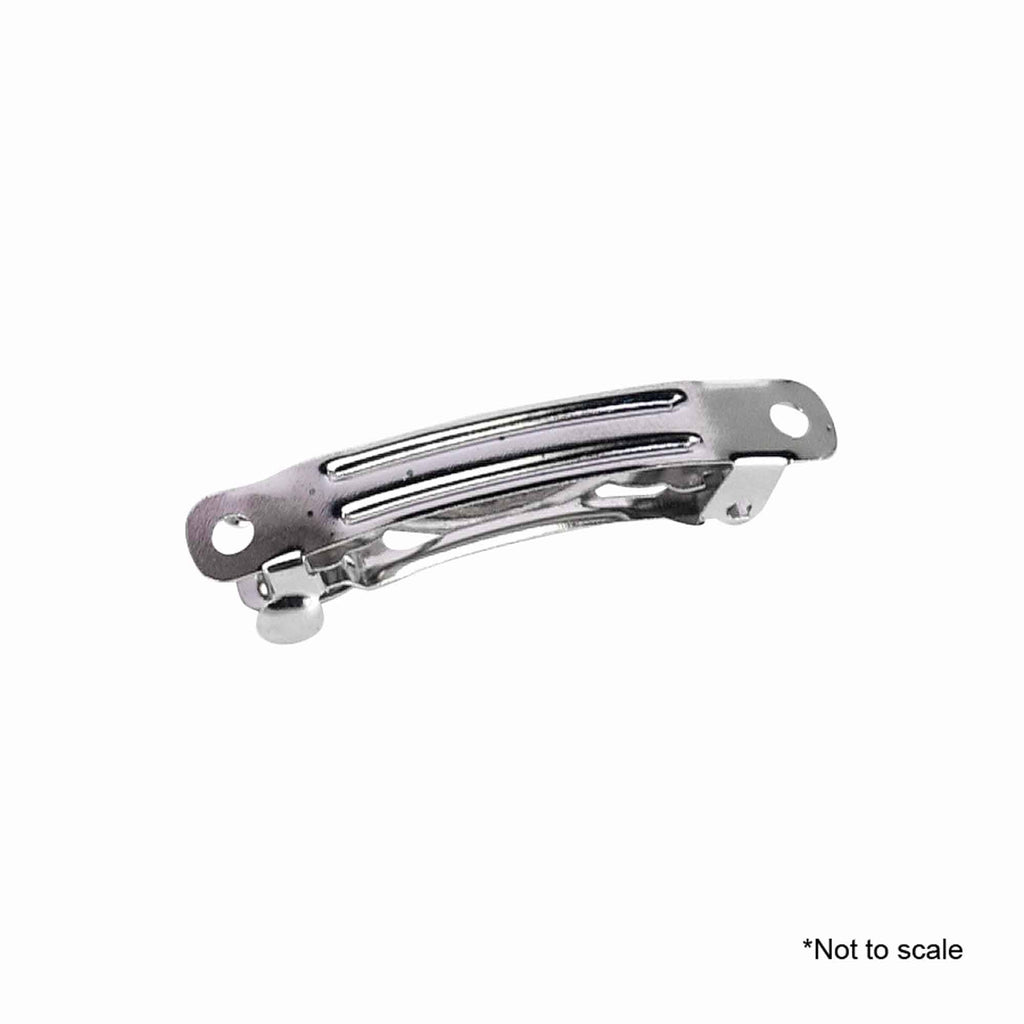 Barrette Form with Auto Clasp - 40mm