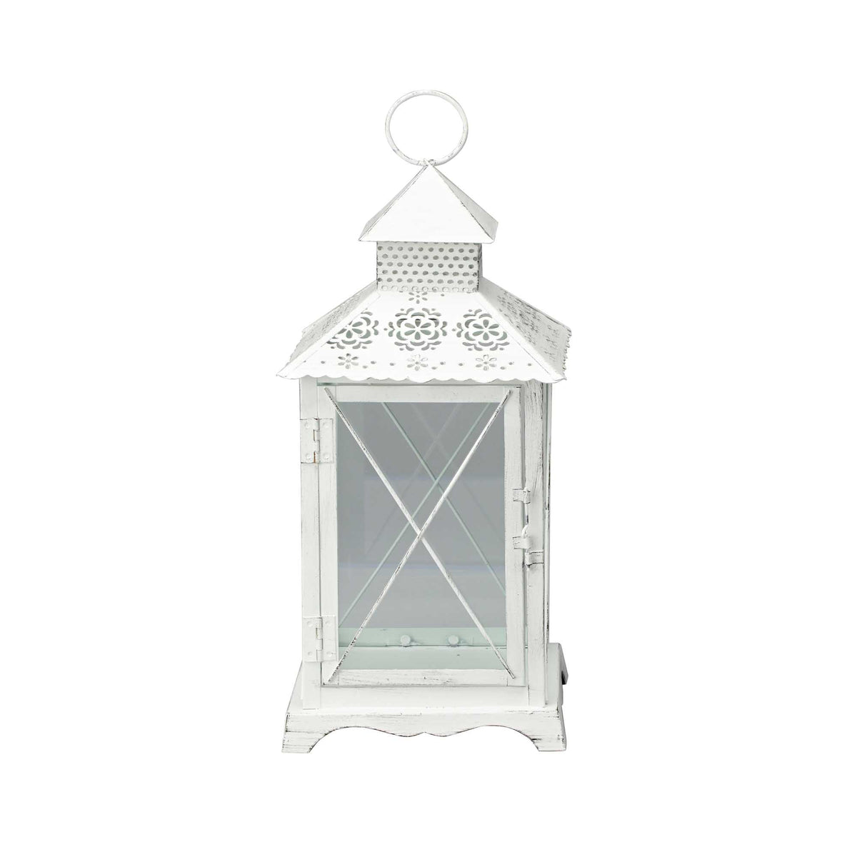 Rustic Metal Lantern 11.5"