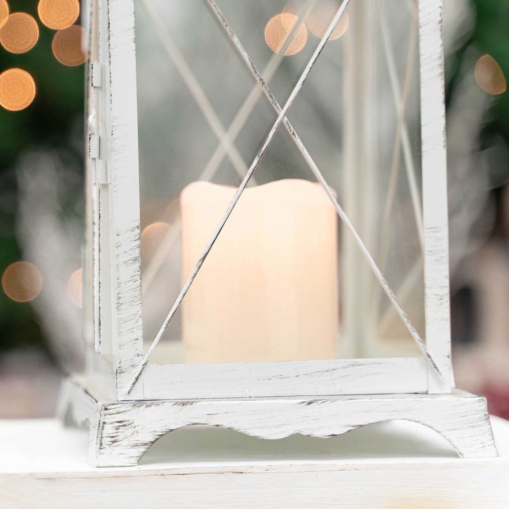 Rustic Metal Lantern 11.5"