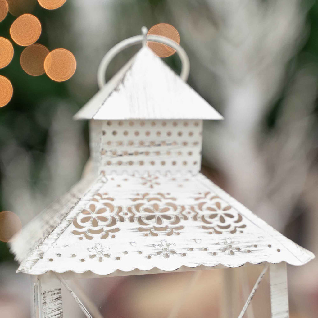 Rustic Metal Lantern 14.5"