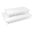 Lacey Rectangular Treat Stands - Set of 2