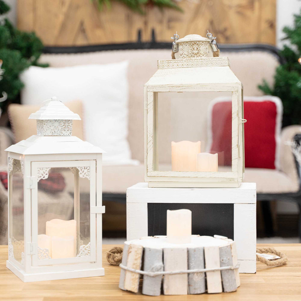 Metal Lantern Set - Set of 3