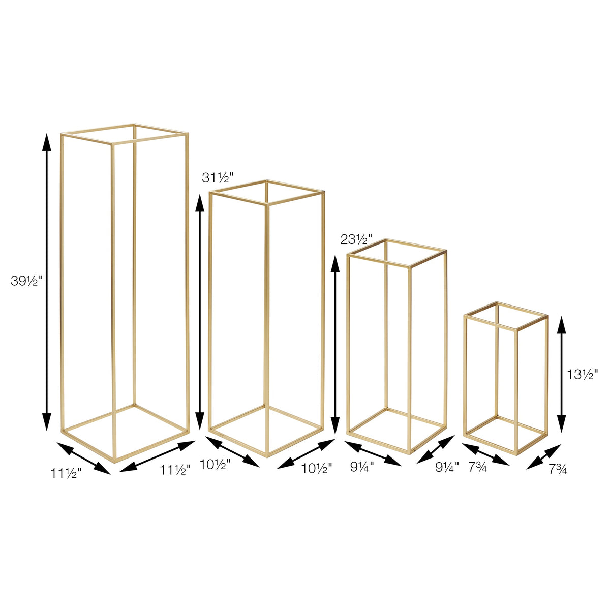 Charlotte Nesting Stands-White