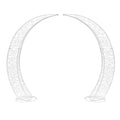 Metal Moon Gate Arch