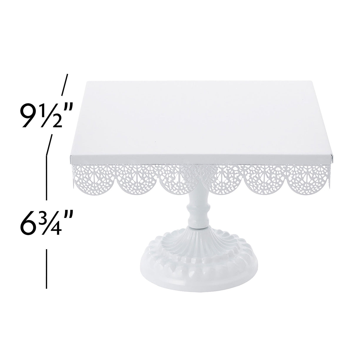 Lacey Square Cake Stand