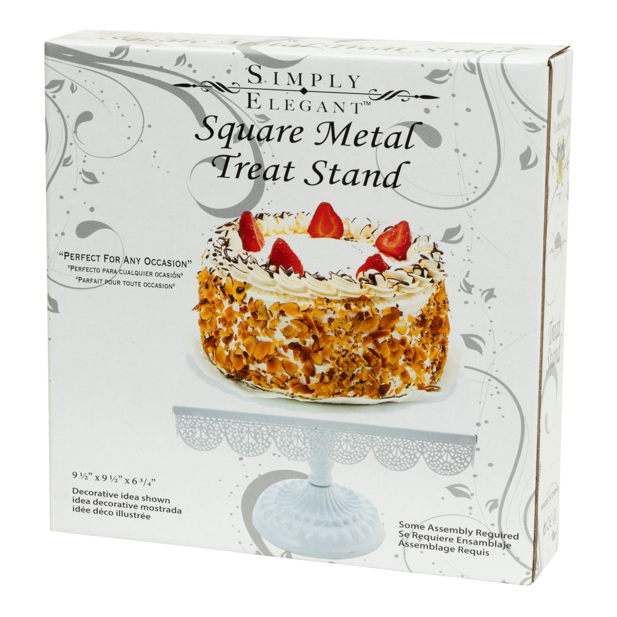 Lacey Square Cake Stand