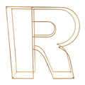 Metal Balloon Frame Letters - R