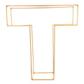 Metal Balloon Frame Letters - T