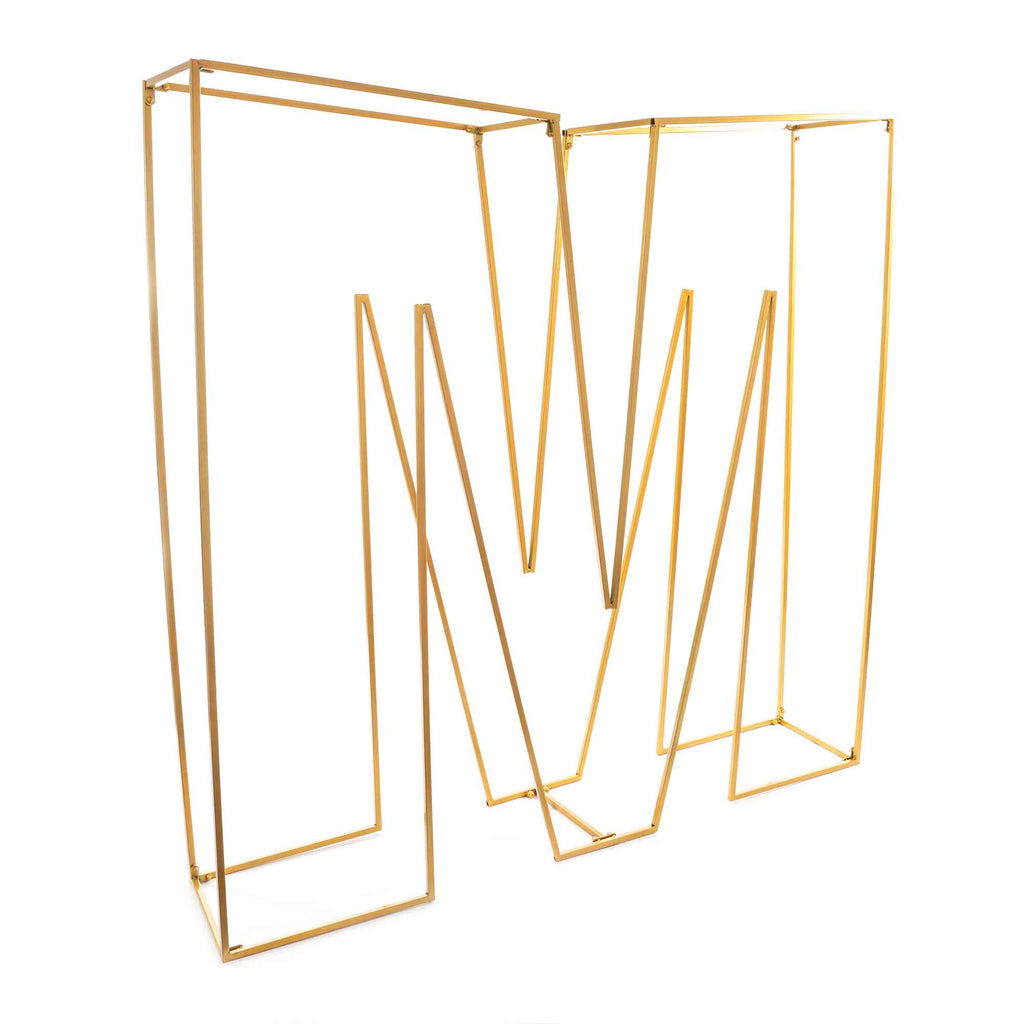 Metal Balloon Frame Letters - M