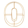 Metal Balloon Frame Letters - 0