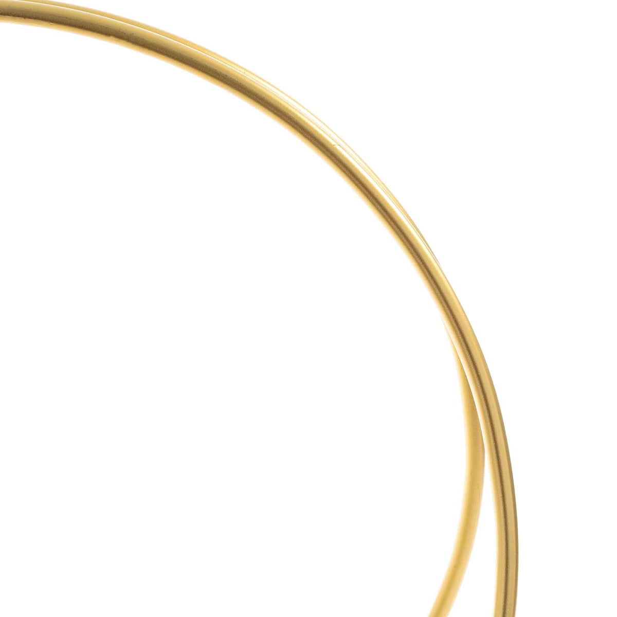 Floral Twin Hoop Centerpiece 24" - Gold