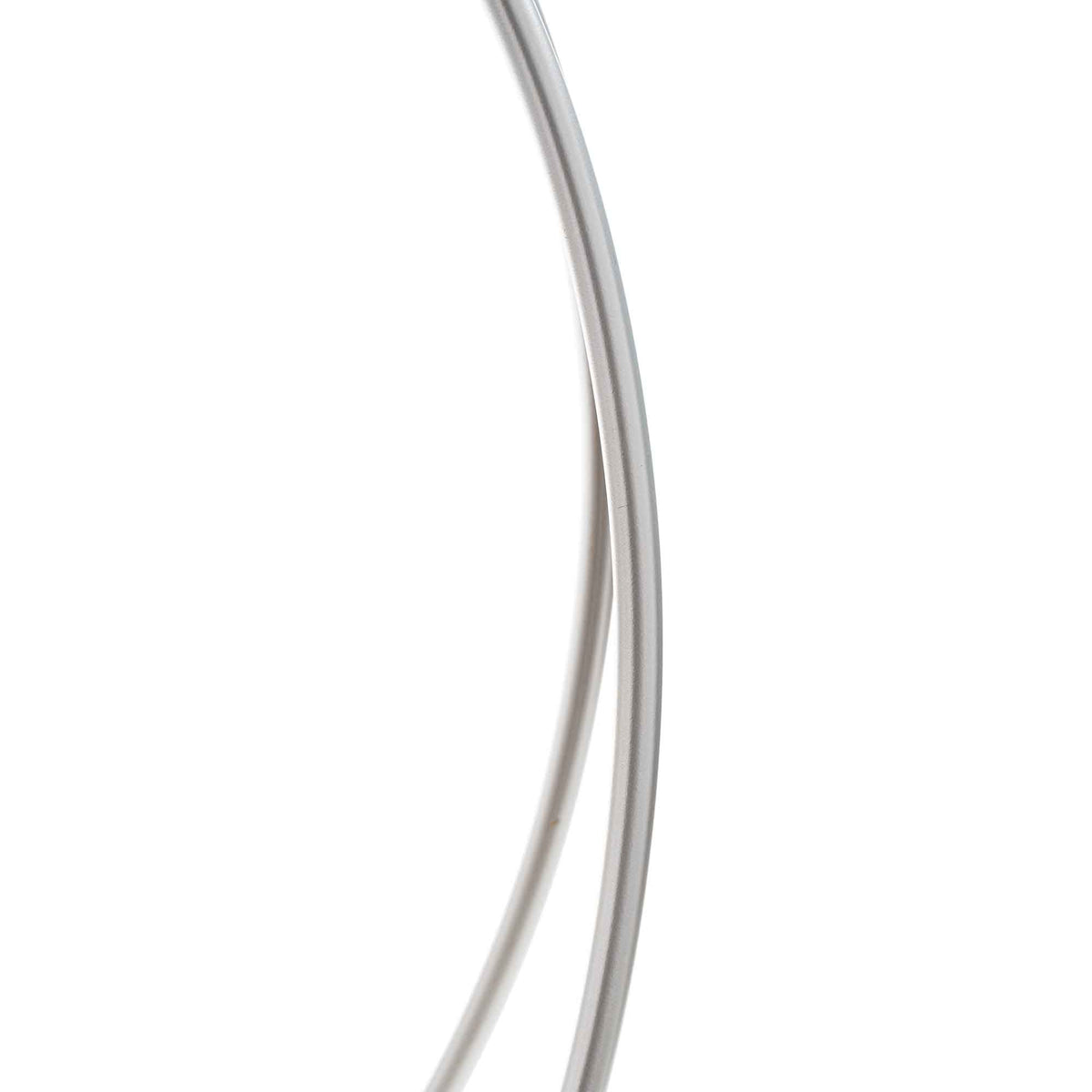 Large Floral Hoop Centerpiece-Silver