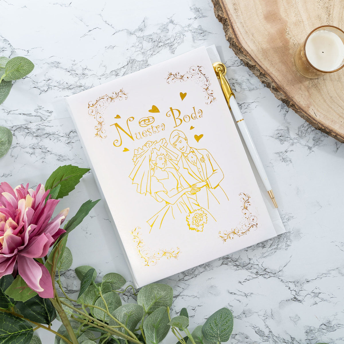 Wedding Guest Book in Spanish