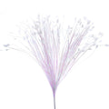 Metallic Onion Grass Spray Pick - White Iridescent