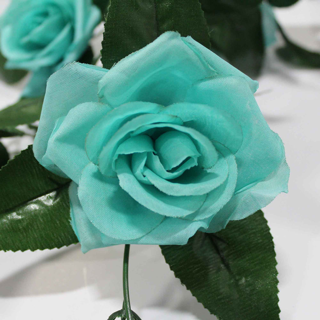 Artificial Rose Garland - White