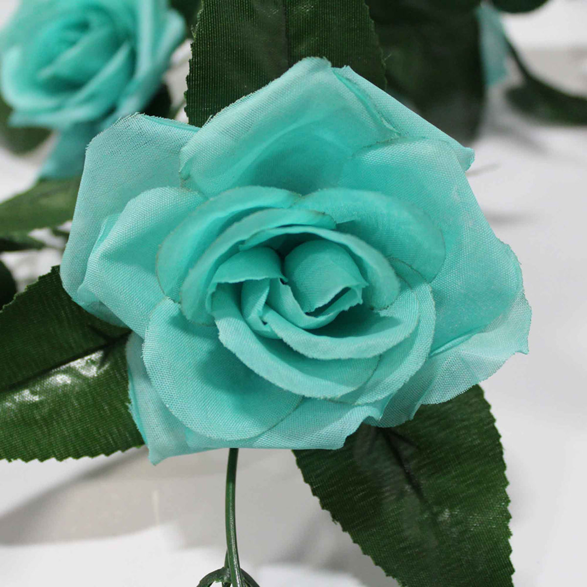 Artificial Rose Garland - White