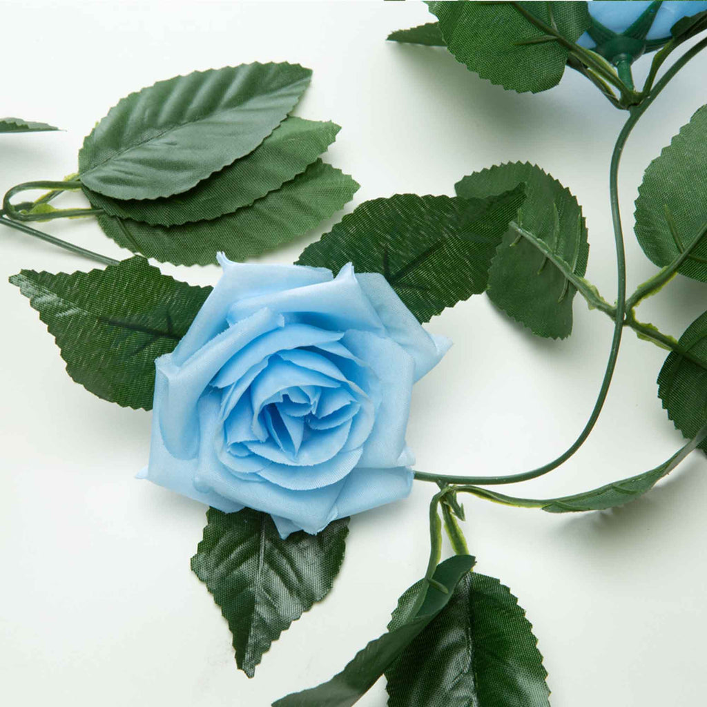 Artificial Rose Garland - White