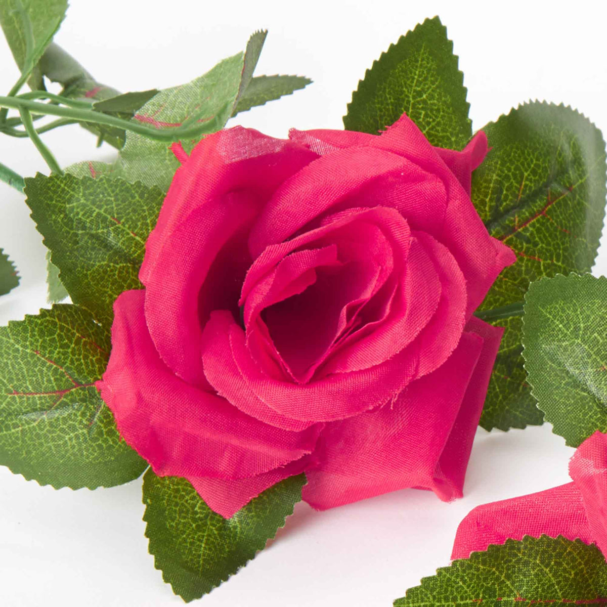 Artificial Rose Garland - White