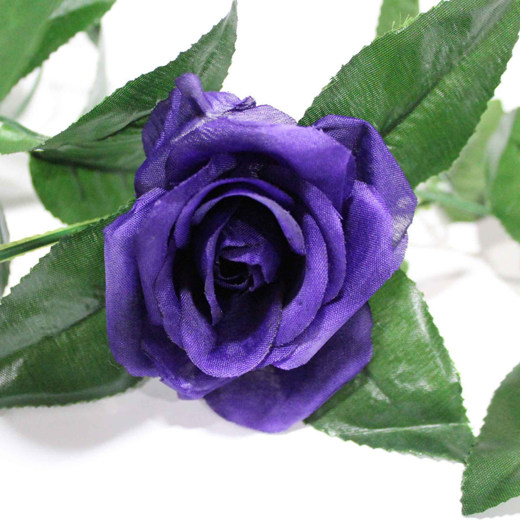 Artificial Rose Garland - White