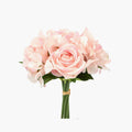 Artificial Hydrangea and Rose Nosegay - Blush