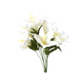 Artificial White Tiger Lily Bundle
