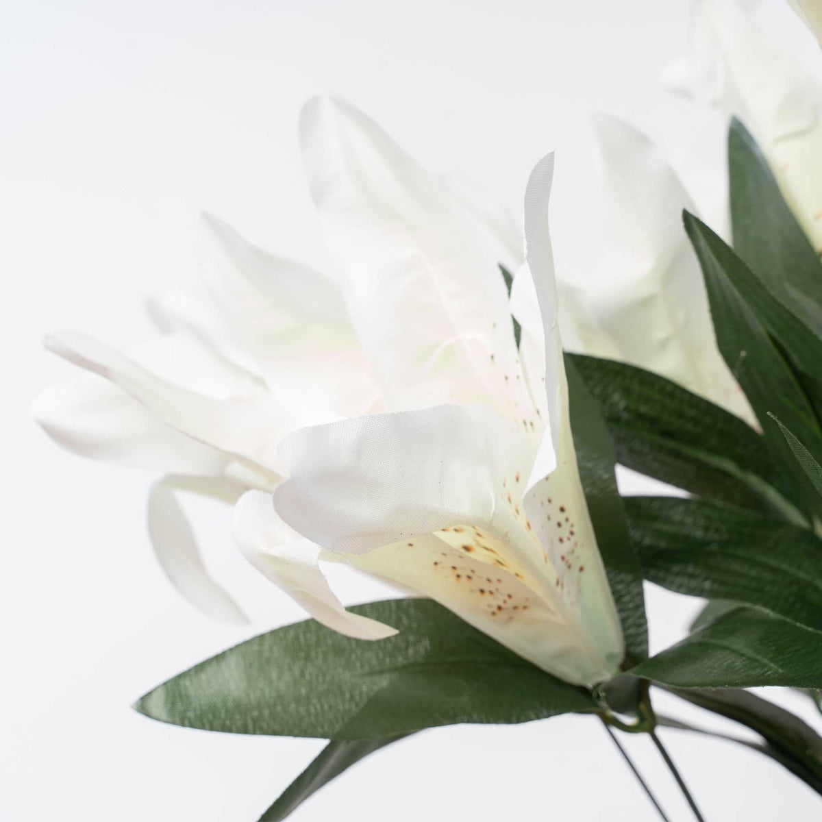 Artificial White Tiger Lily Bundle