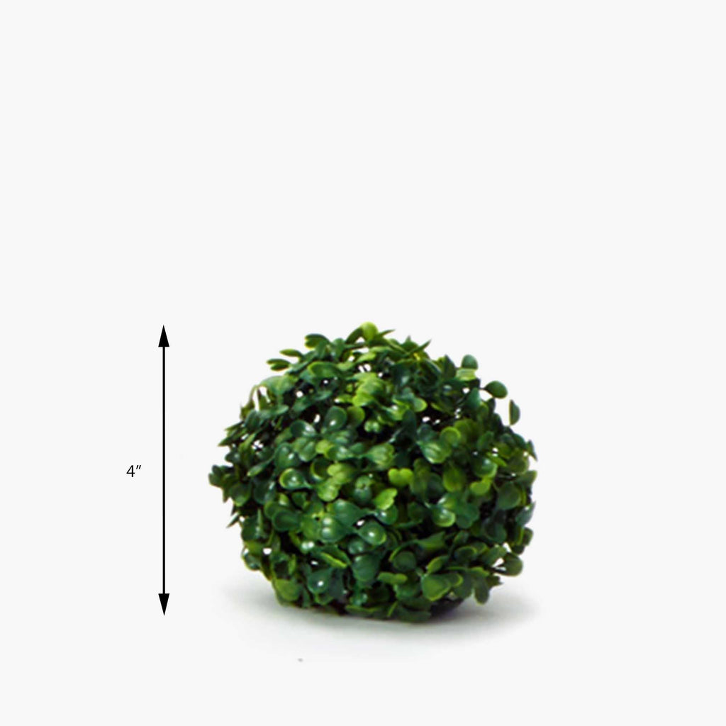 Boxwood Topiary Ball - 4 Inches