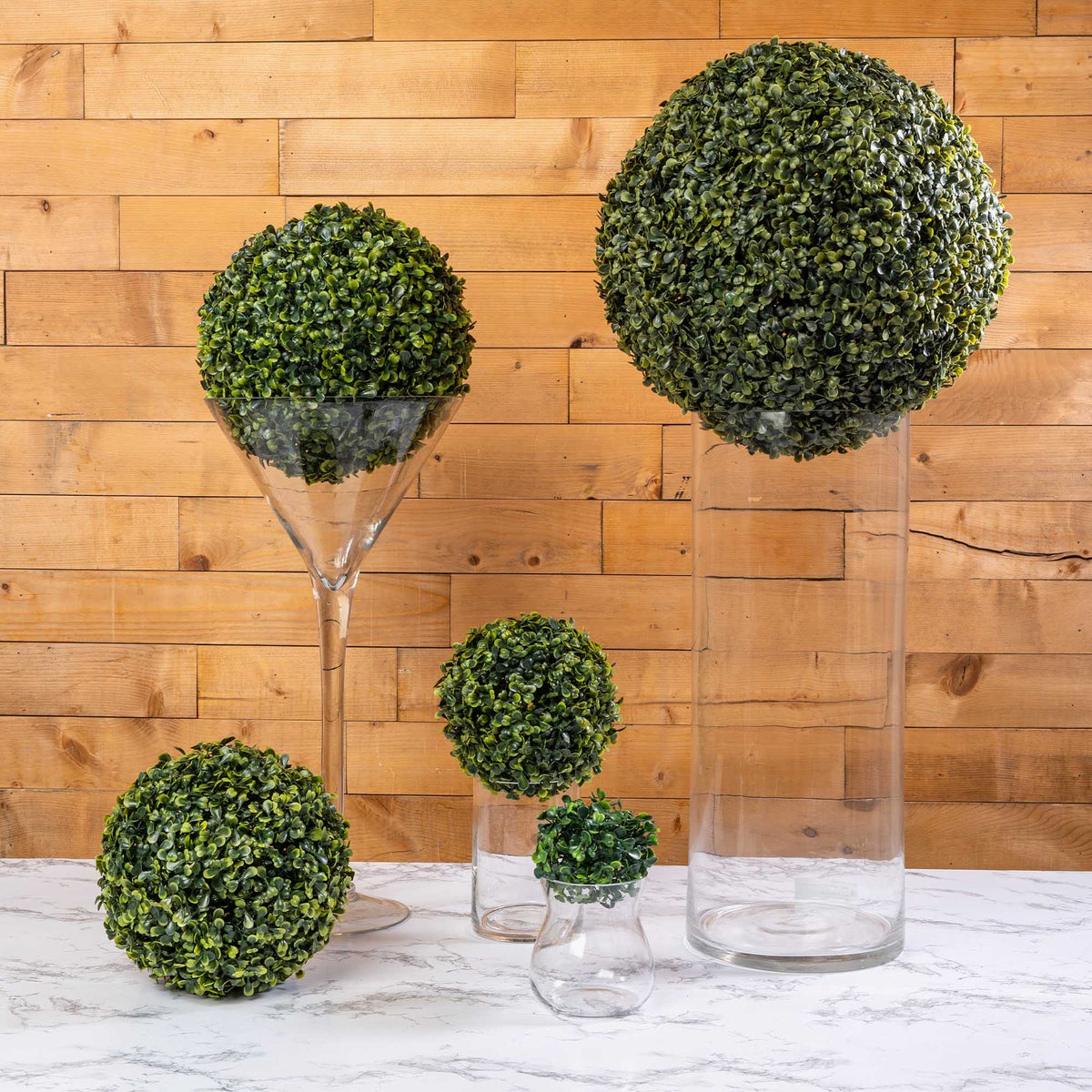 16 Inch Boxwood Topiary Ball