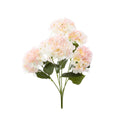 Artificial Hydrangea Bush - Ivory Pink