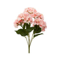Artificial Hydrangea Bush - Light Pink